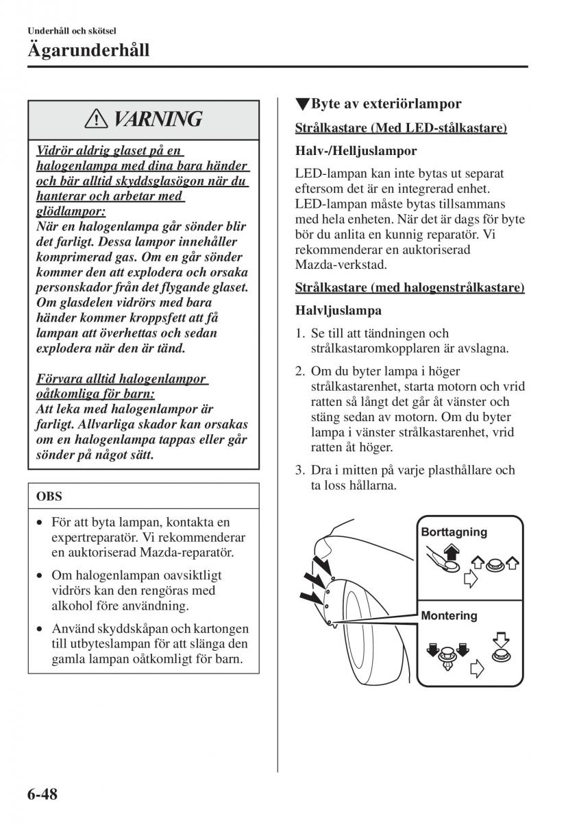 Mazda 6 III instruktionsbok / page 616