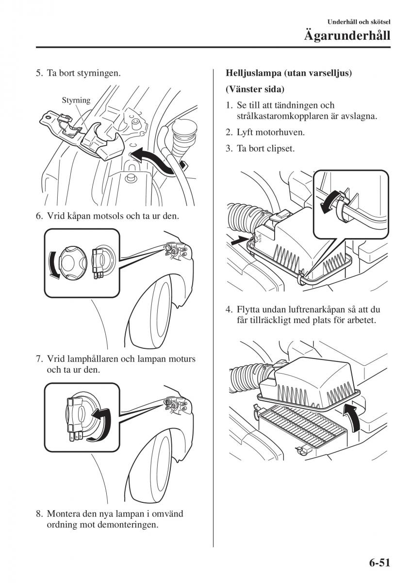 Mazda 6 III instruktionsbok / page 619