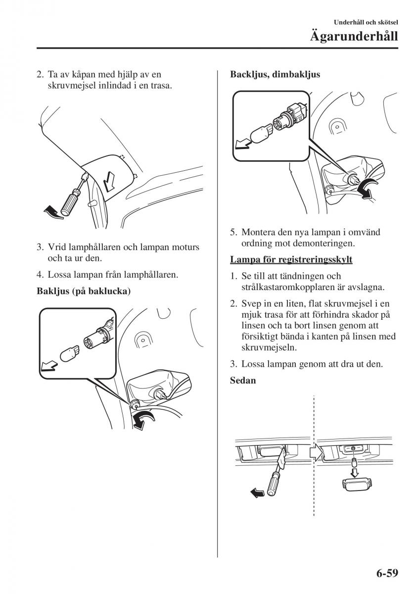 Mazda 6 III instruktionsbok / page 627