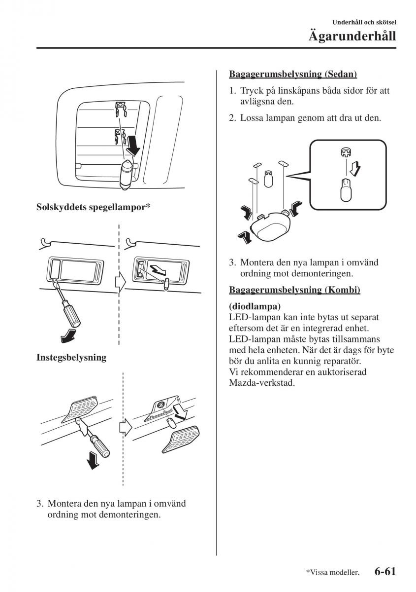 Mazda 6 III instruktionsbok / page 629