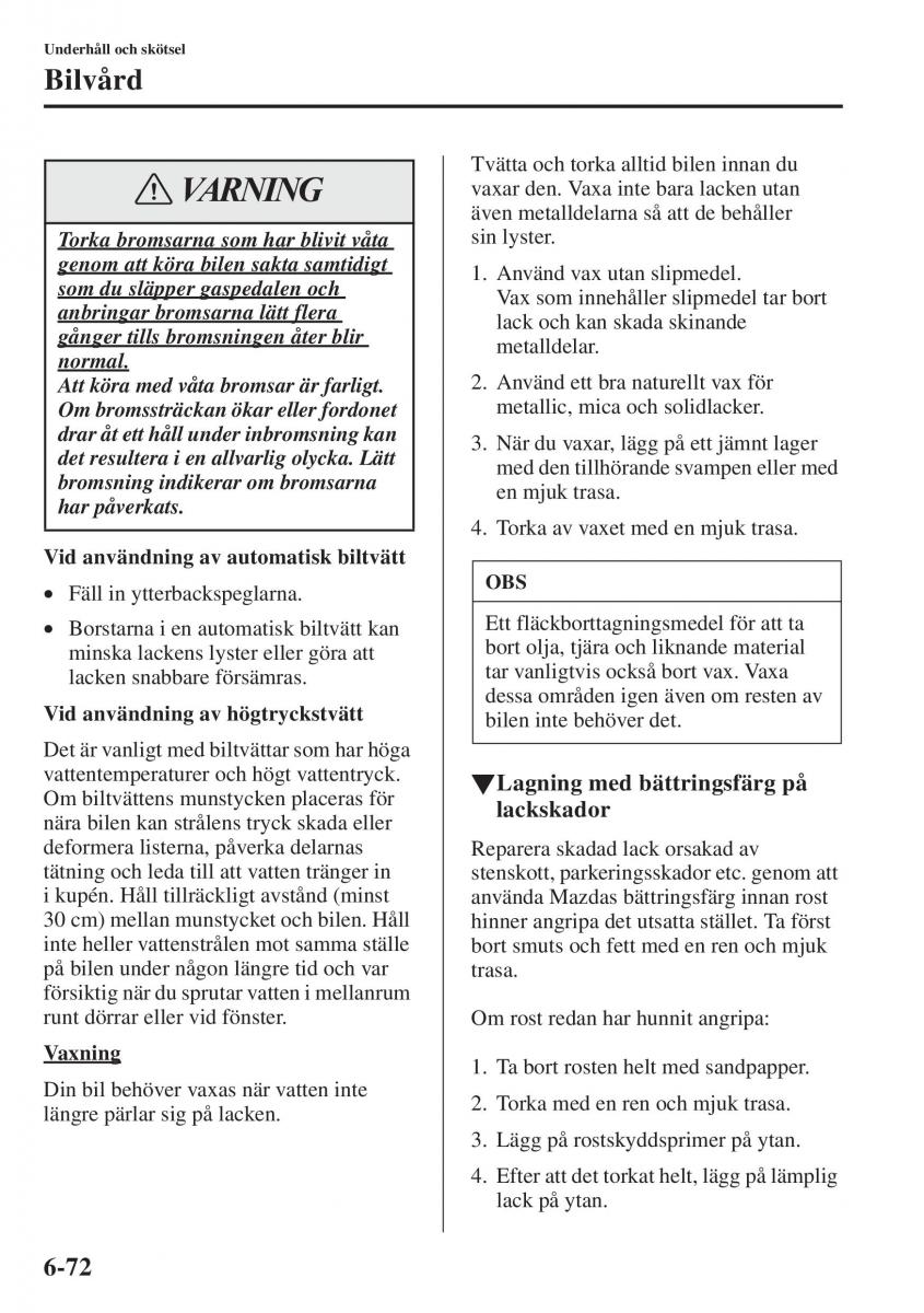 Mazda 6 III instruktionsbok / page 640