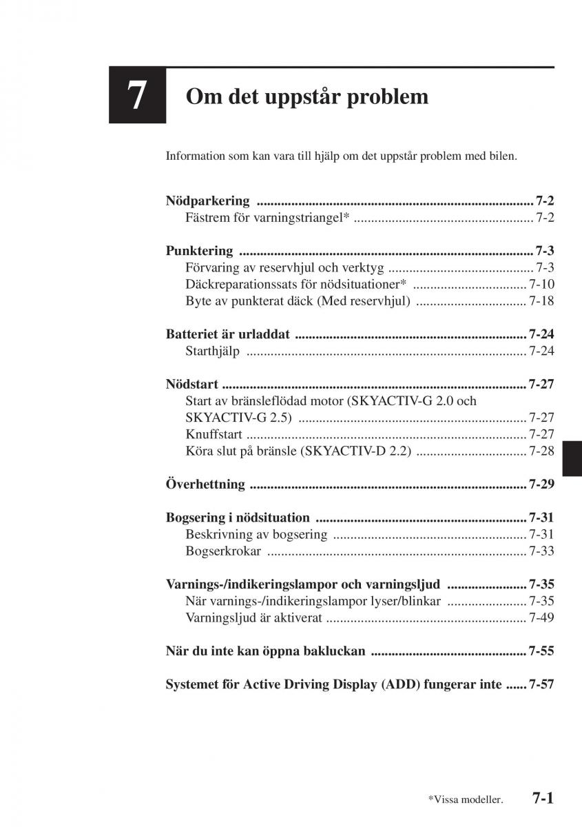 Mazda 6 III instruktionsbok / page 647