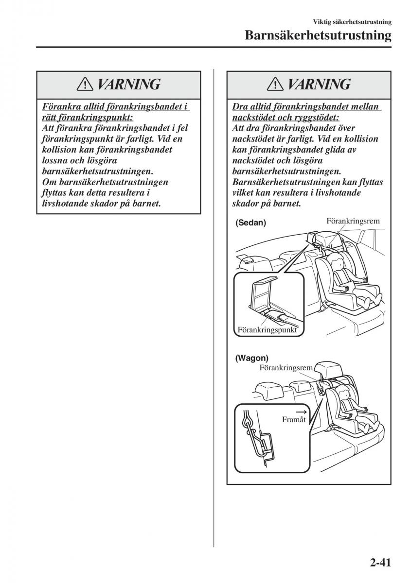 Mazda 6 III instruktionsbok / page 65