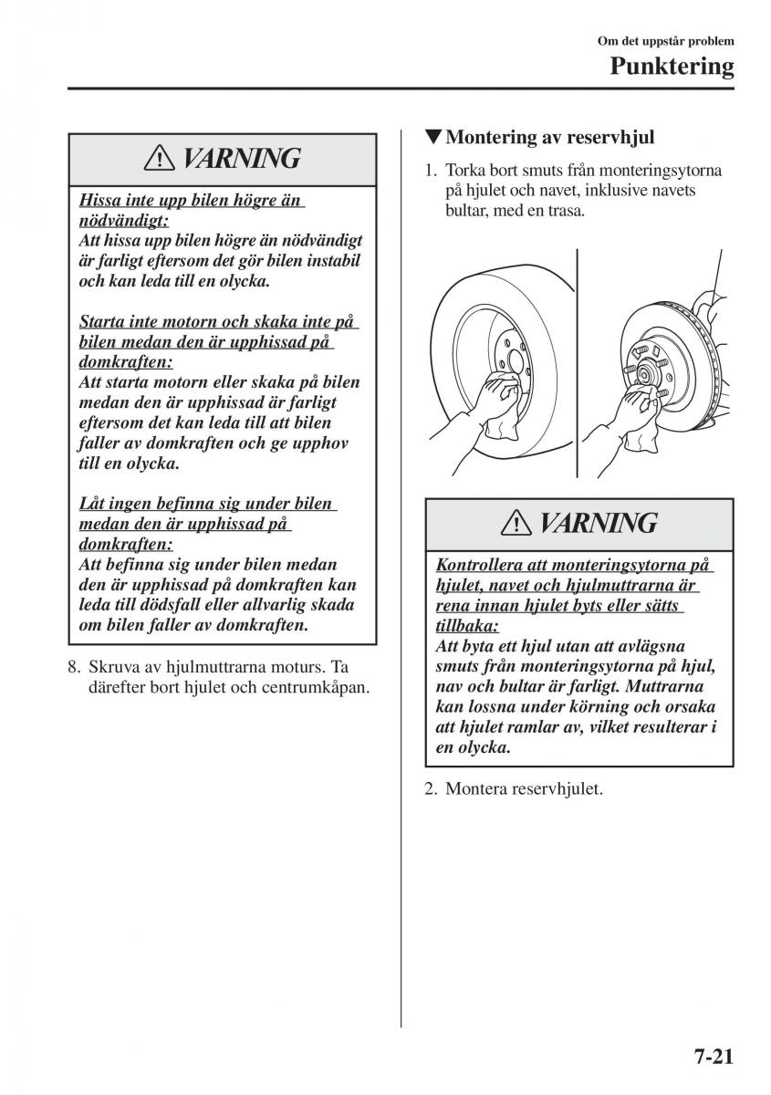 Mazda 6 III instruktionsbok / page 667