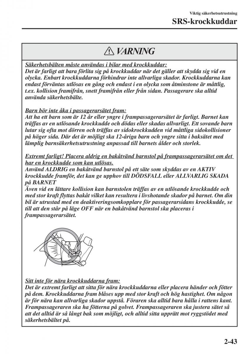 Mazda 6 III instruktionsbok / page 67