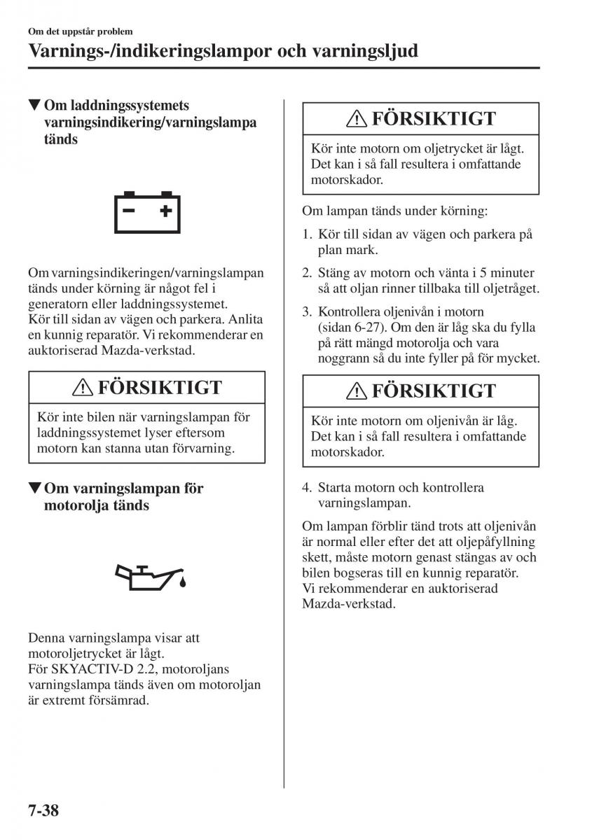 Mazda 6 III instruktionsbok / page 684