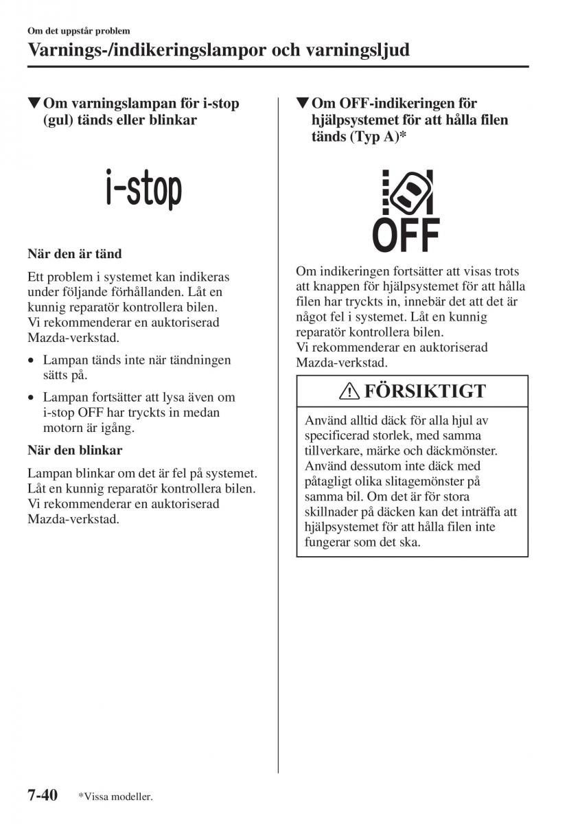 Mazda 6 III instruktionsbok / page 686