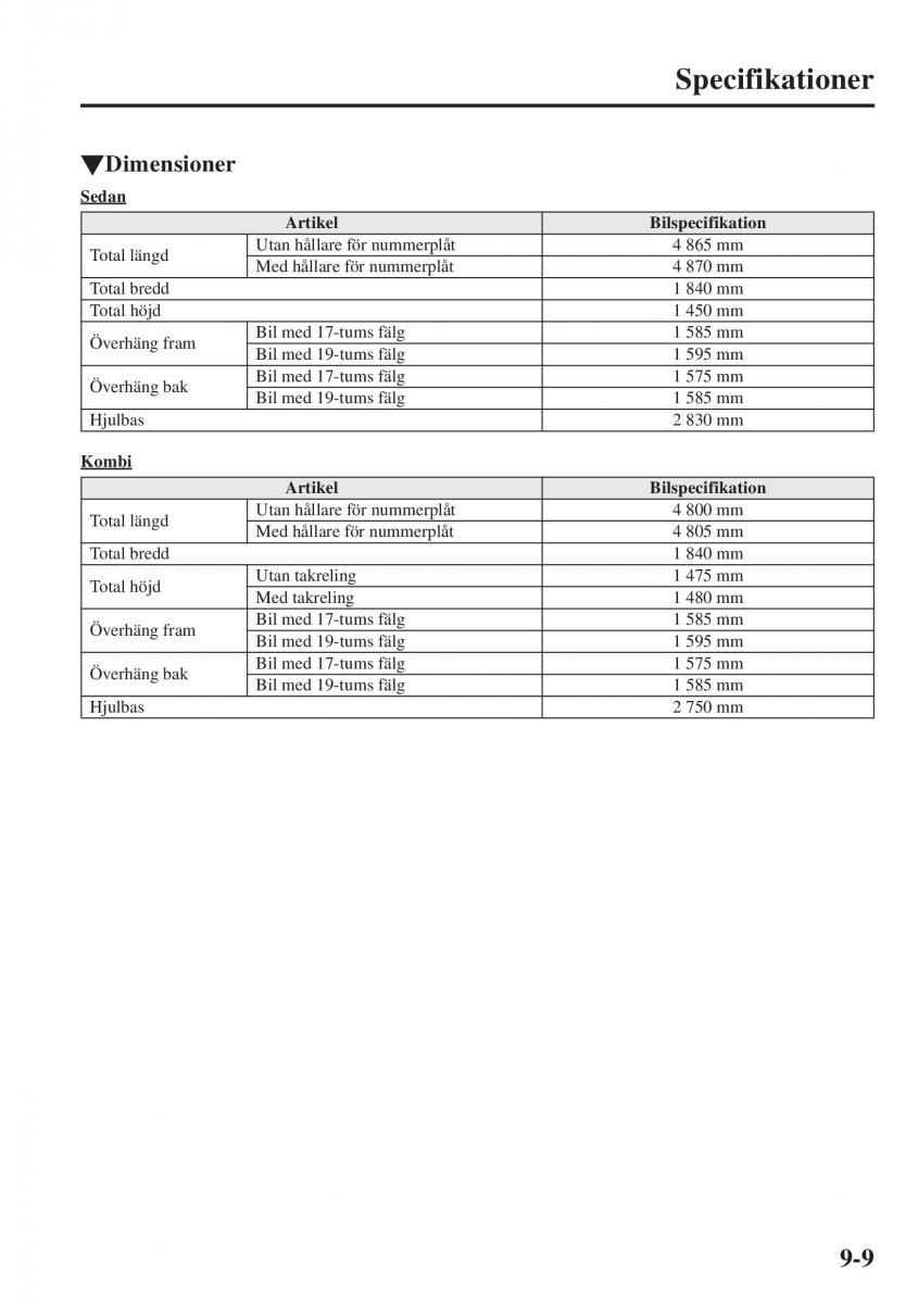 Mazda 6 III instruktionsbok / page 737