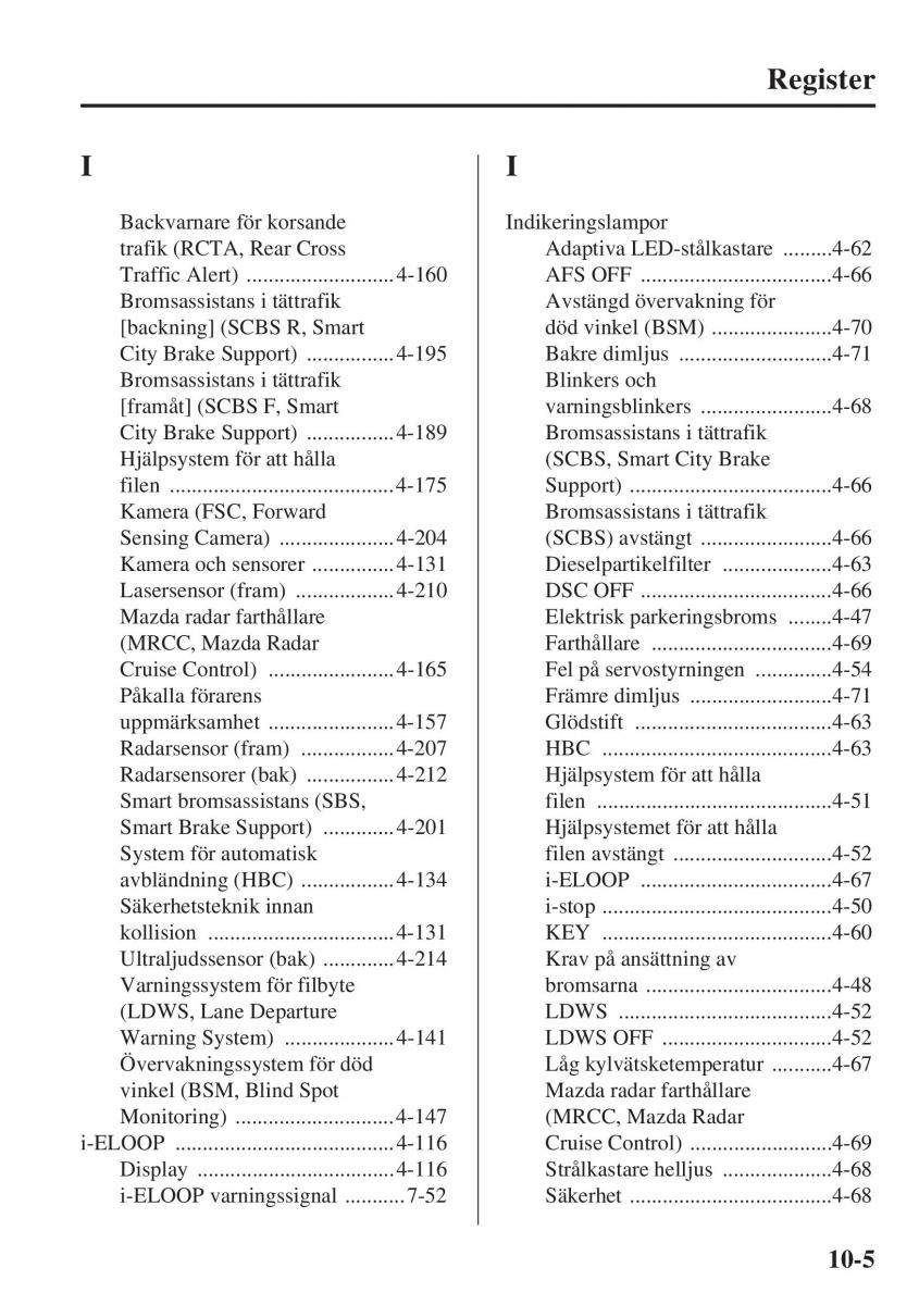 Mazda 6 III instruktionsbok / page 757