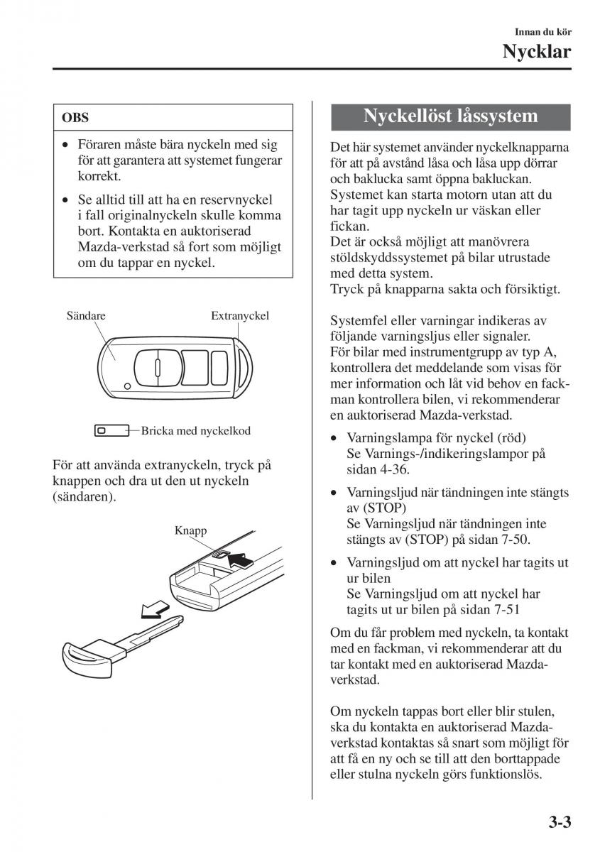 Mazda 6 III instruktionsbok / page 83