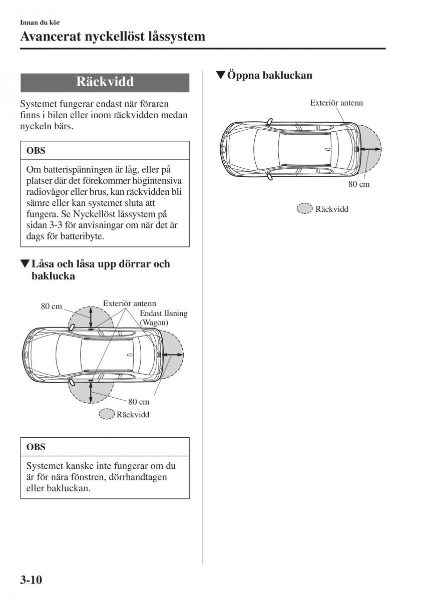 Mazda 6 III instruktionsbok / page 90