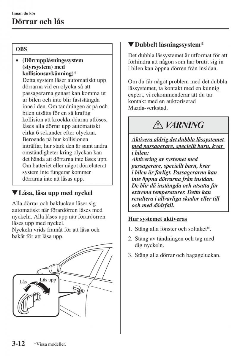 Mazda 6 III instruktionsbok / page 92