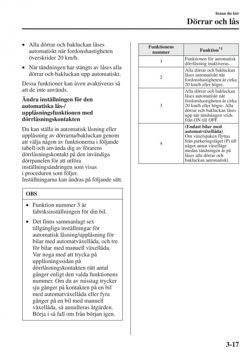 Mazda 6 III instruktionsbok / page 97