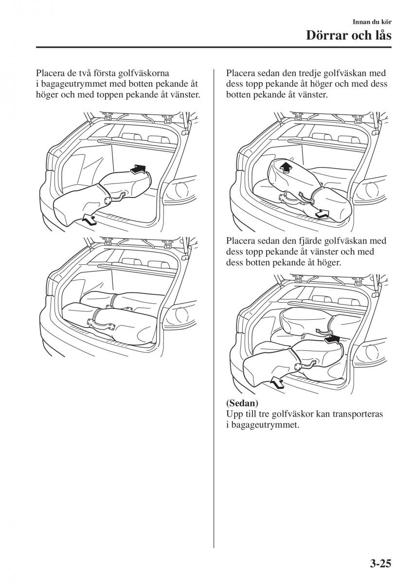 Mazda 6 III instruktionsbok / page 105