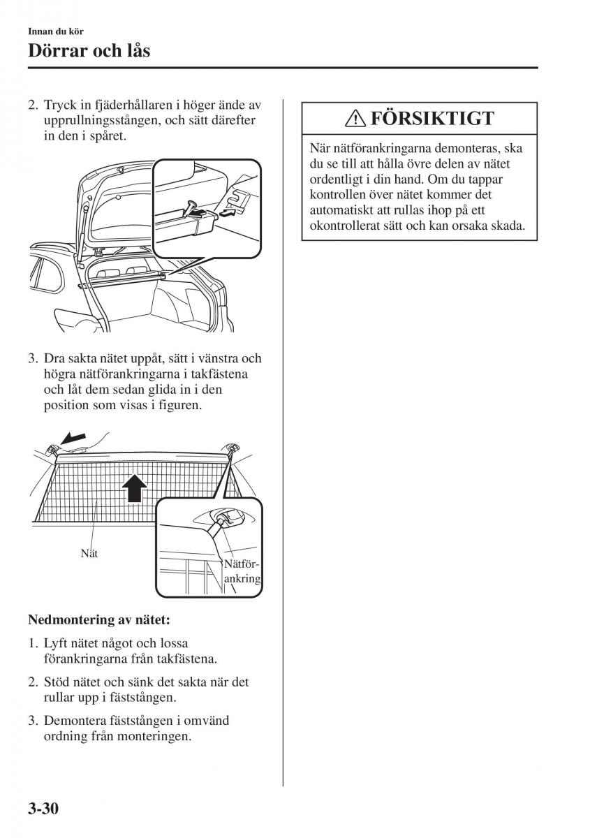 Mazda 6 III instruktionsbok / page 110