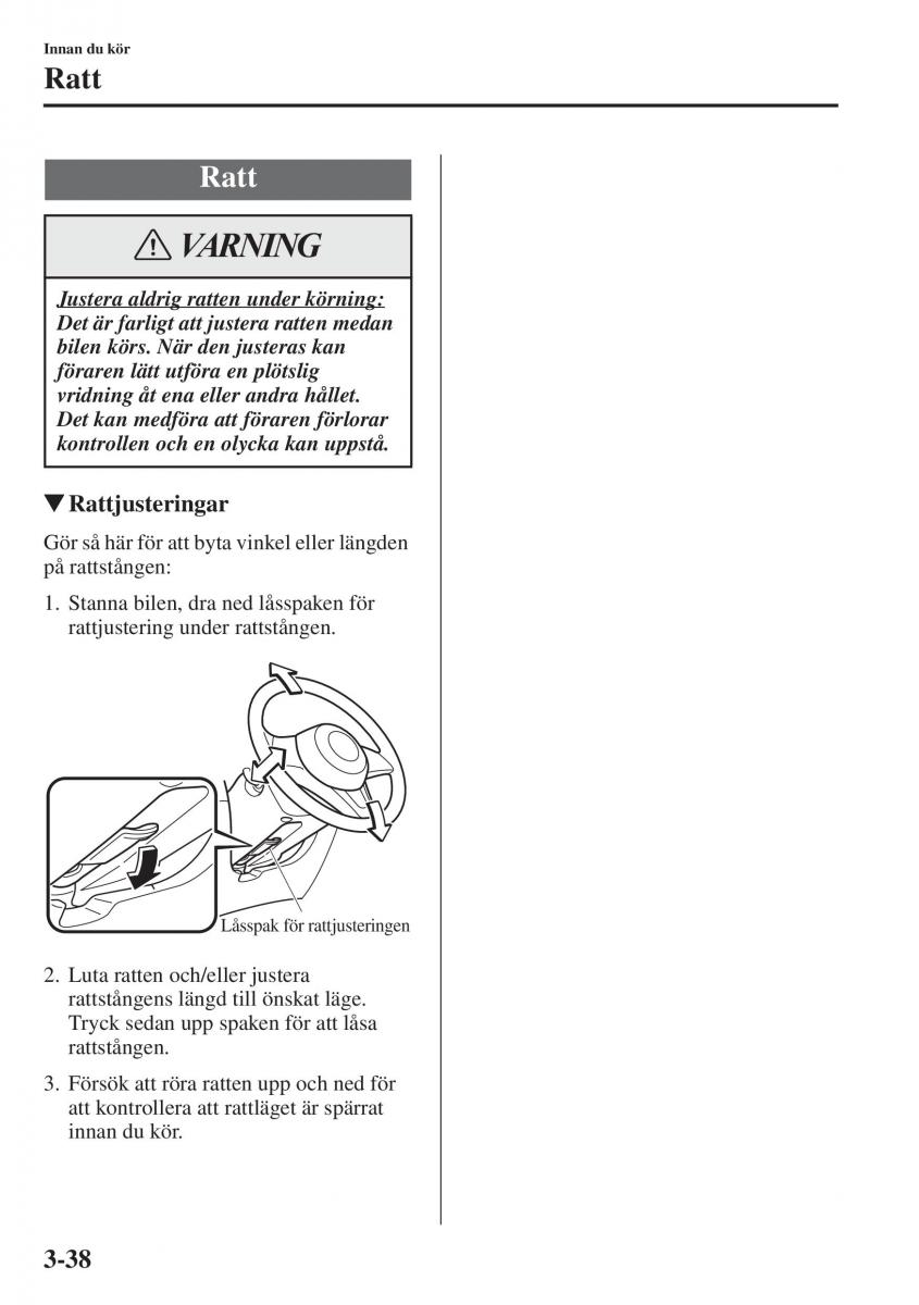 Mazda 6 III instruktionsbok / page 118