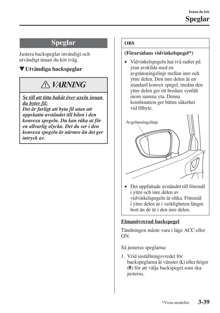 Mazda 6 III instruktionsbok / page 119