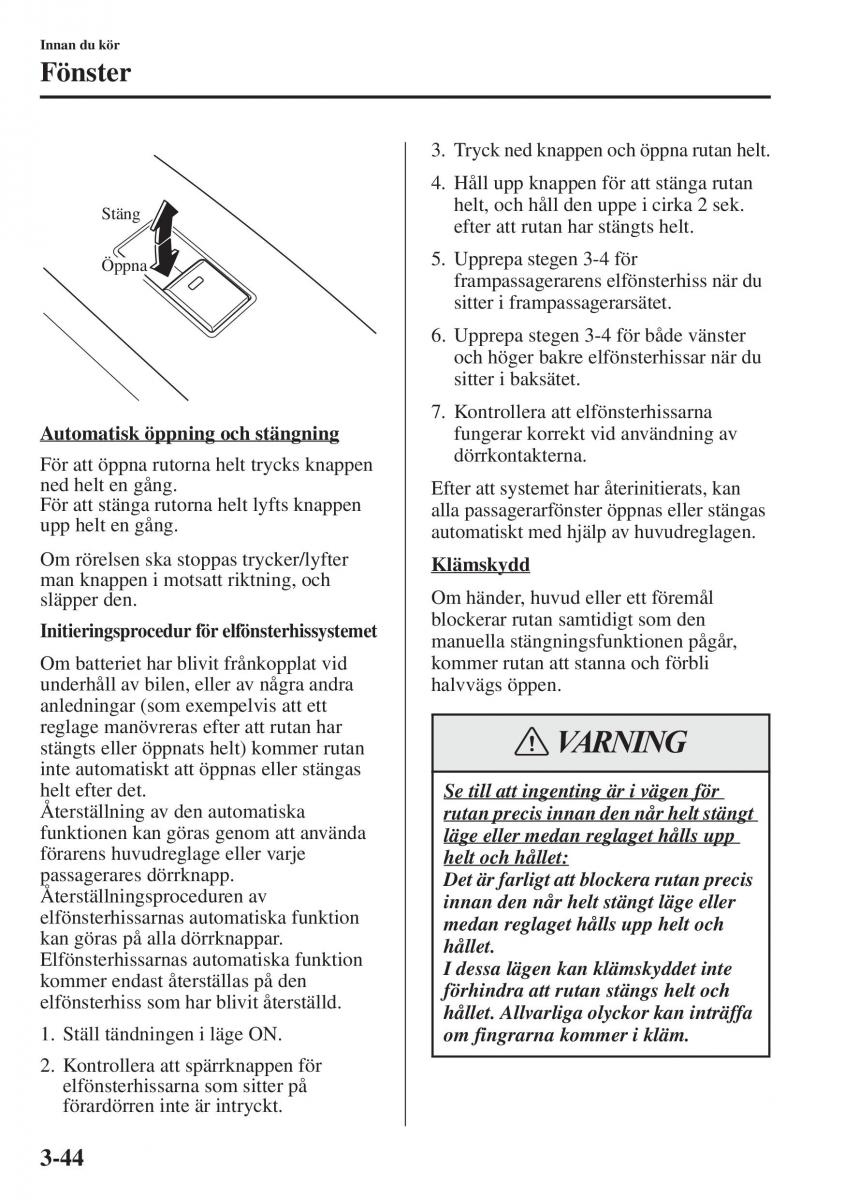 Mazda 6 III instruktionsbok / page 124