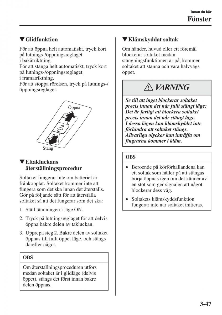 Mazda 6 III instruktionsbok / page 127