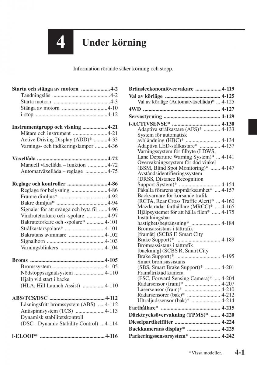 Mazda 6 III instruktionsbok / page 159