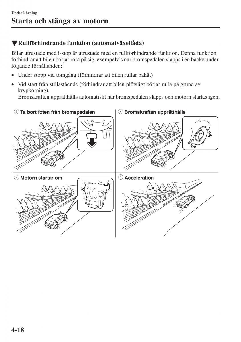 Mazda 6 III instruktionsbok / page 176