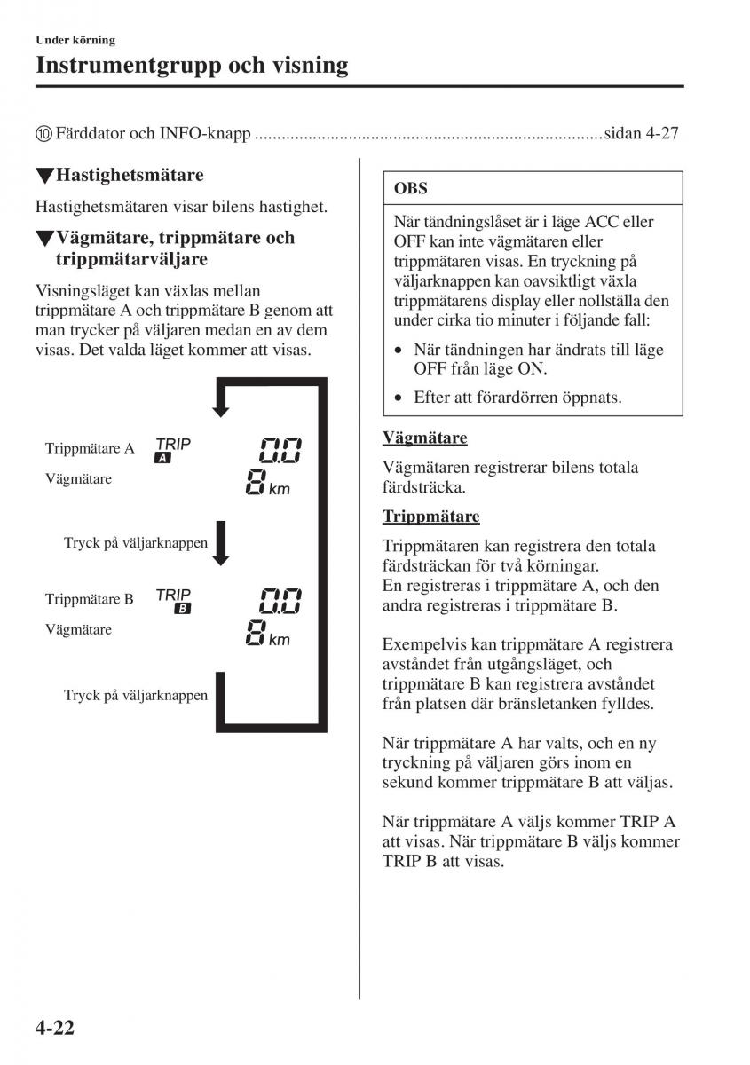 Mazda 6 III instruktionsbok / page 180