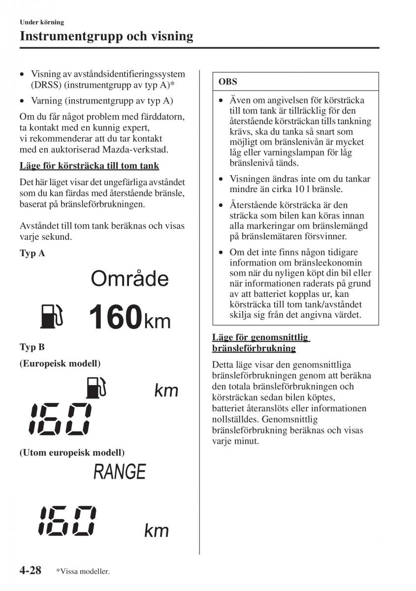 Mazda 6 III instruktionsbok / page 186