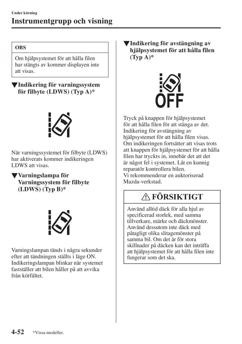 Mazda 6 III instruktionsbok / page 210