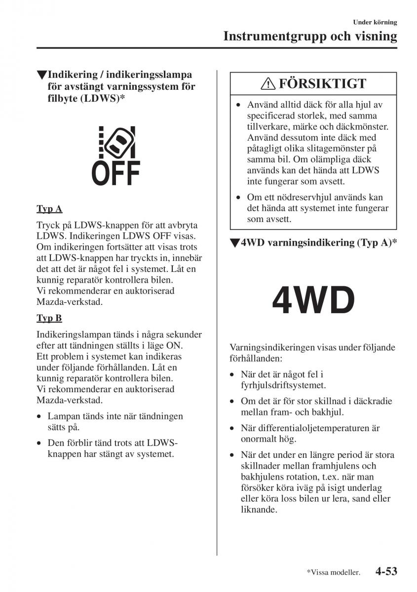 Mazda 6 III instruktionsbok / page 211