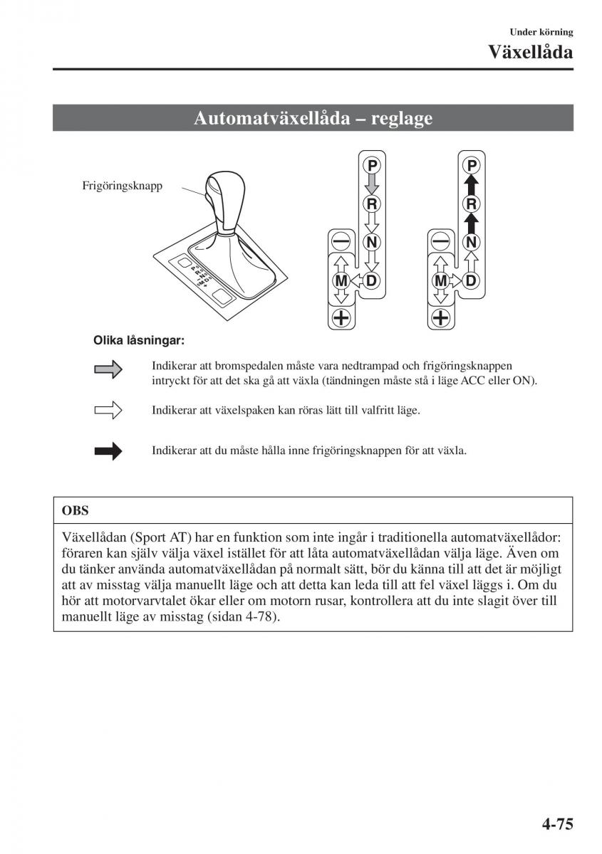 Mazda 6 III instruktionsbok / page 233