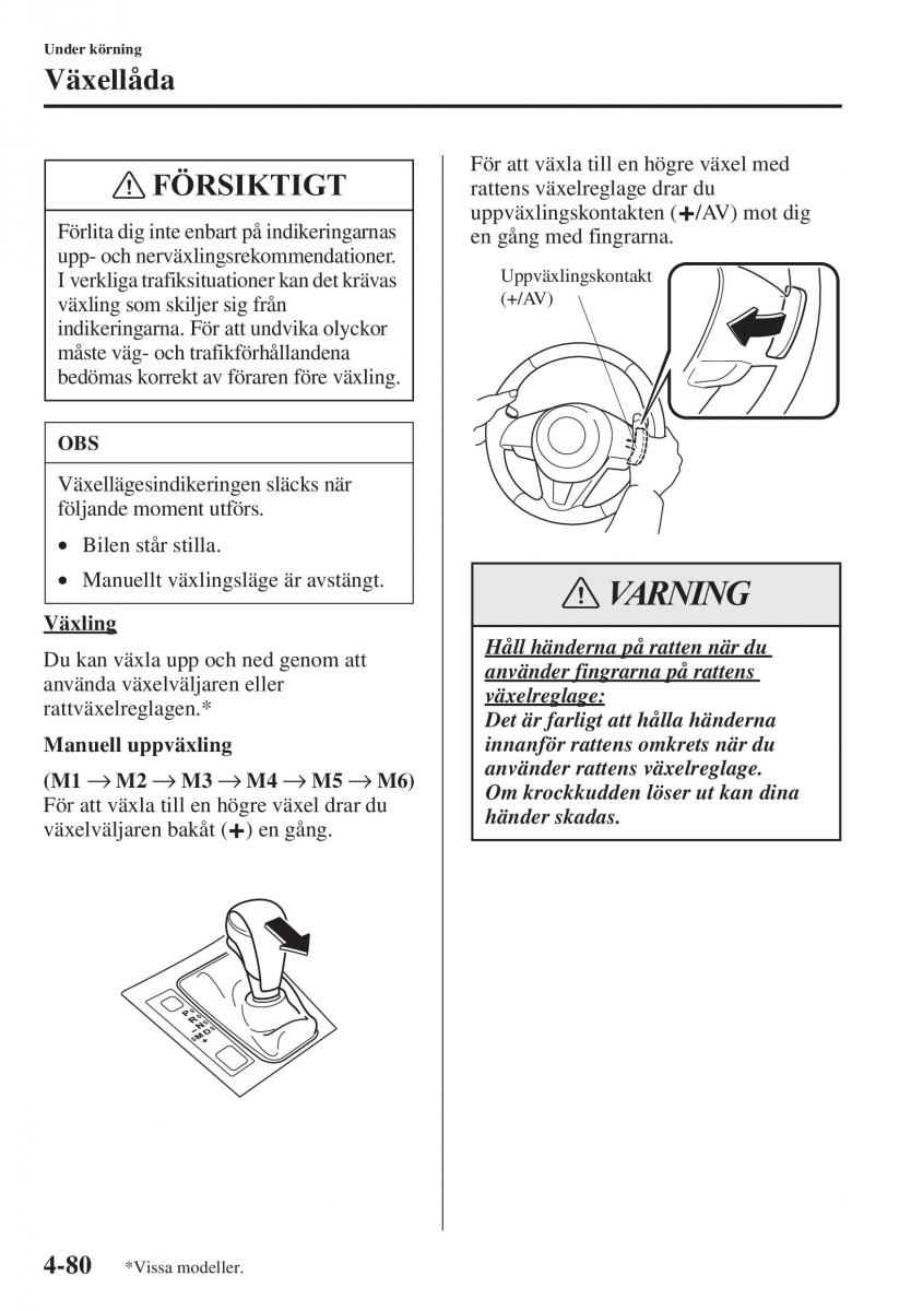 Mazda 6 III instruktionsbok / page 238