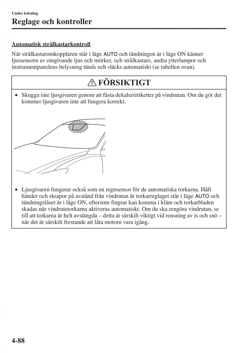 Mazda 6 III instruktionsbok / page 246