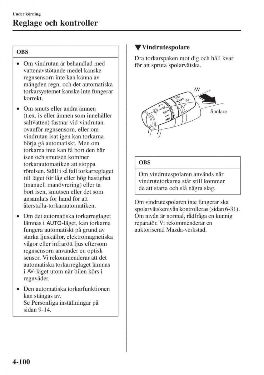 Mazda 6 III instruktionsbok / page 258