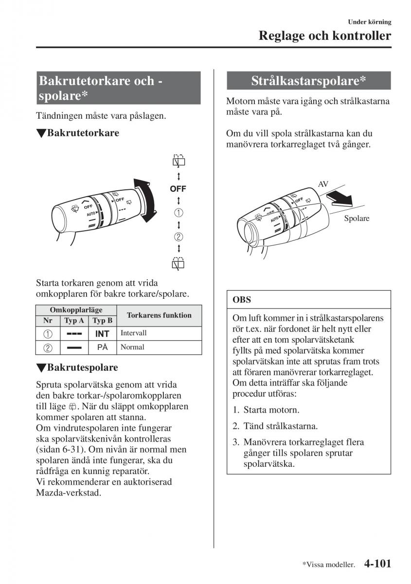 Mazda 6 III instruktionsbok / page 259