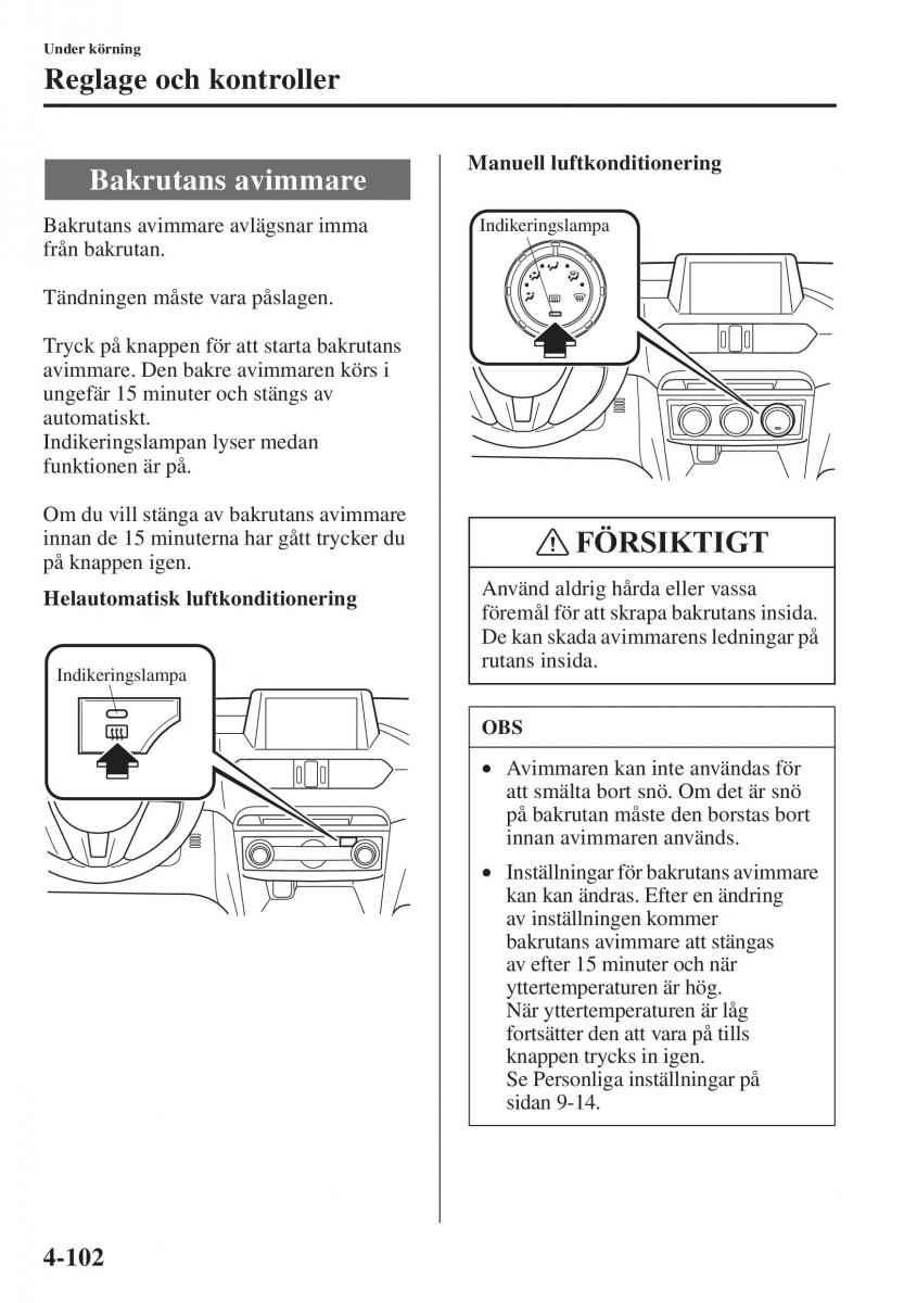 Mazda 6 III instruktionsbok / page 260