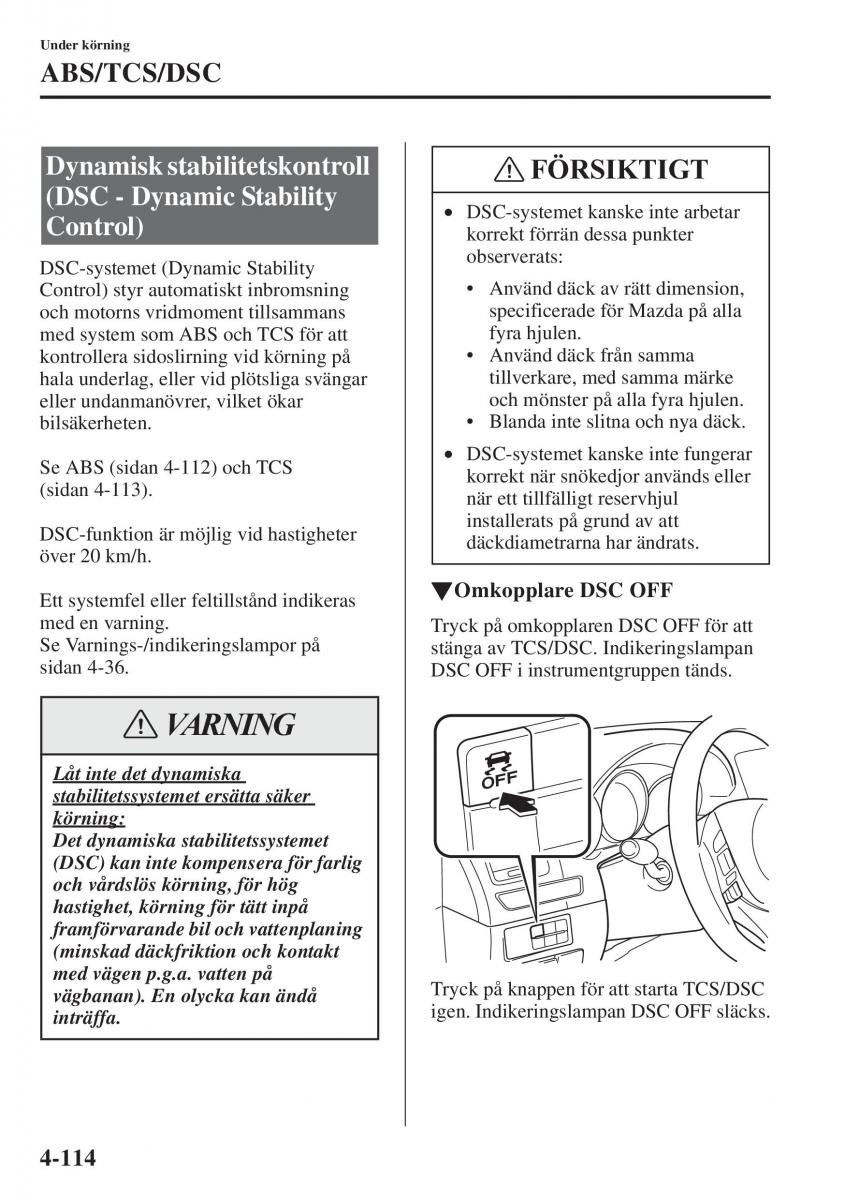 Mazda 6 III instruktionsbok / page 272