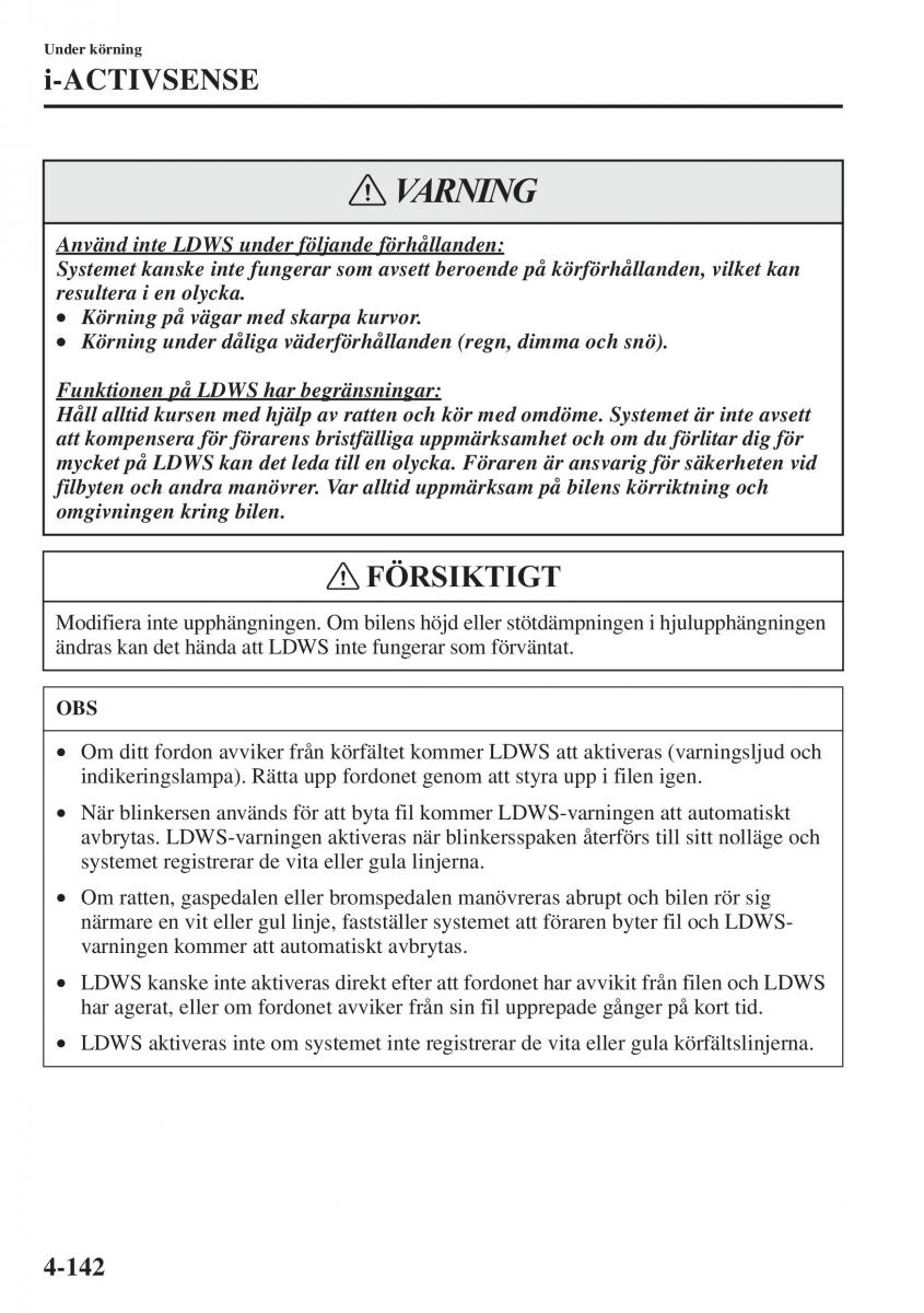 Mazda 6 III instruktionsbok / page 300