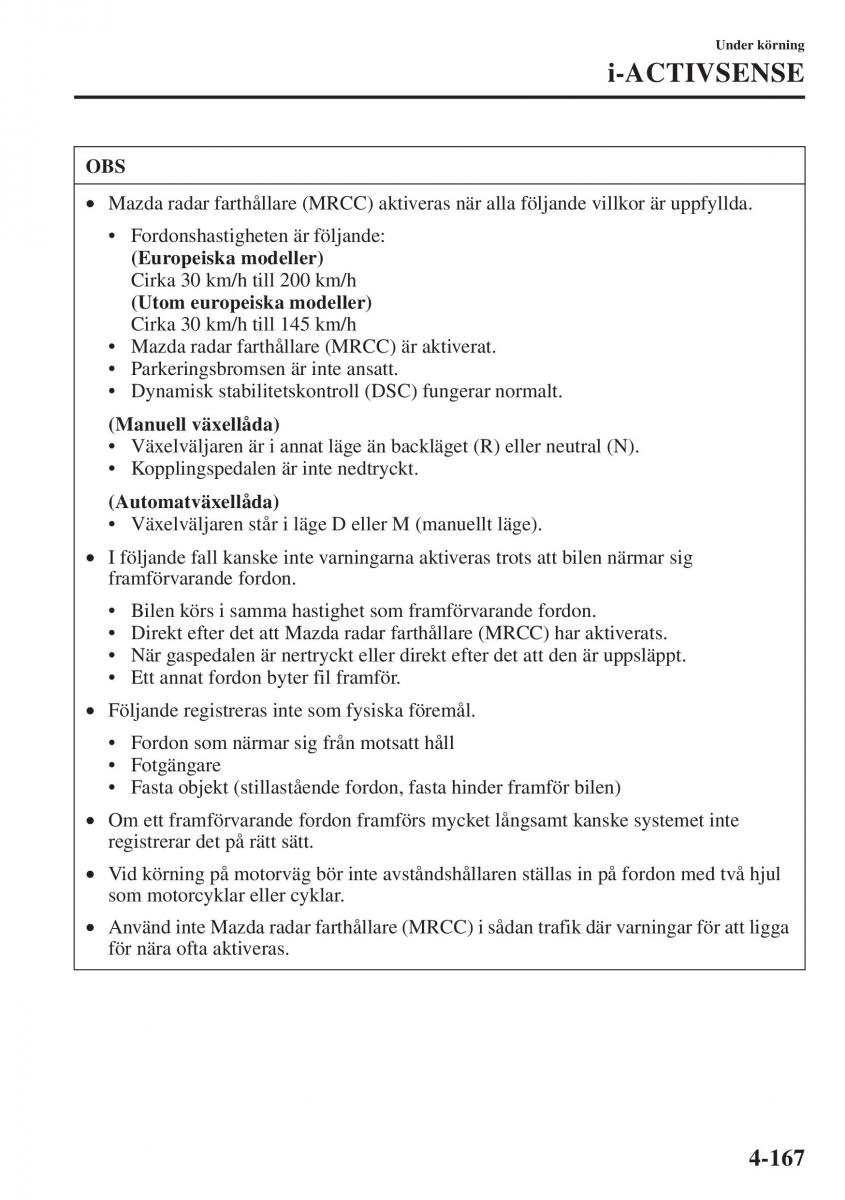 Mazda 6 III instruktionsbok / page 325