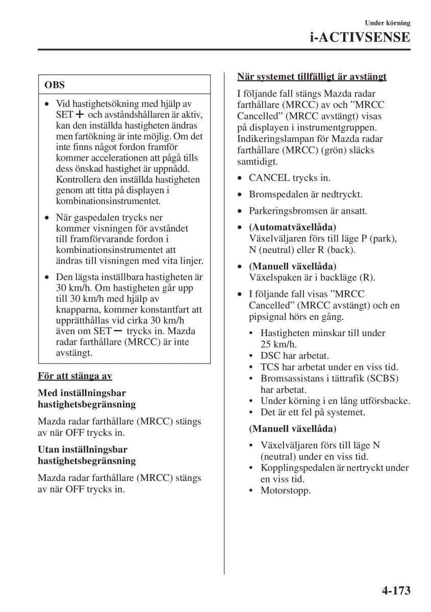 Mazda 6 III instruktionsbok / page 331