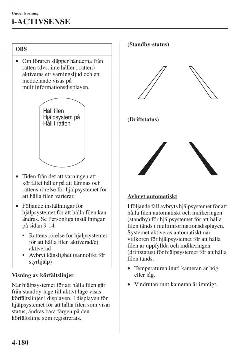 Mazda 6 III instruktionsbok / page 338