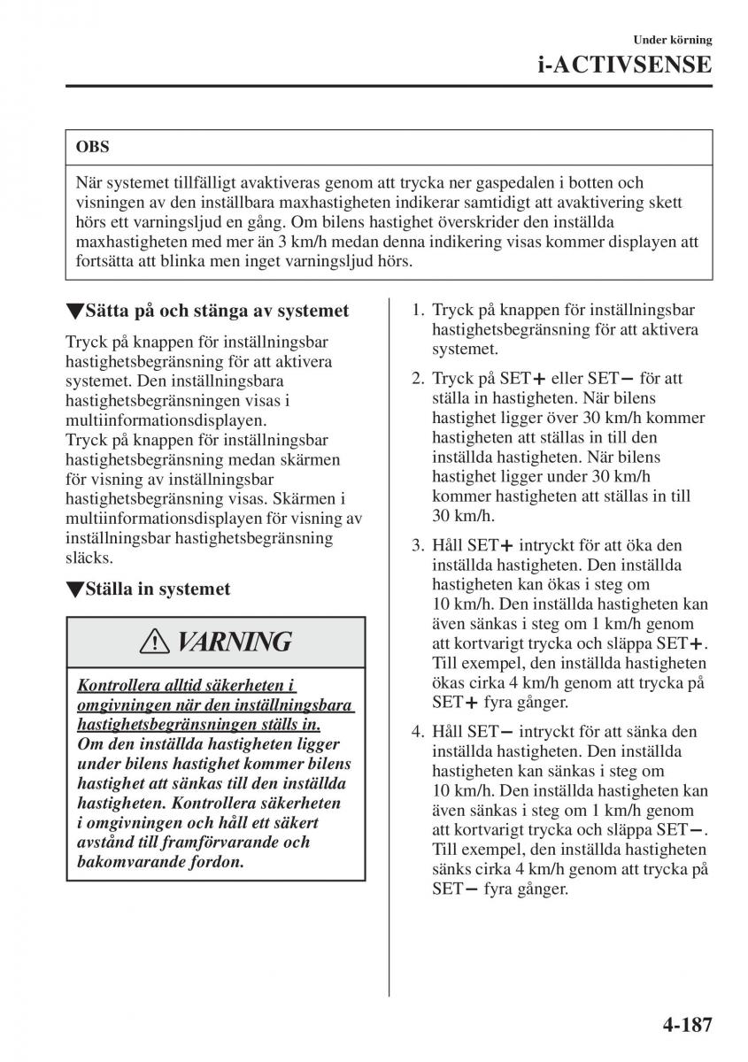 Mazda 6 III instruktionsbok / page 345