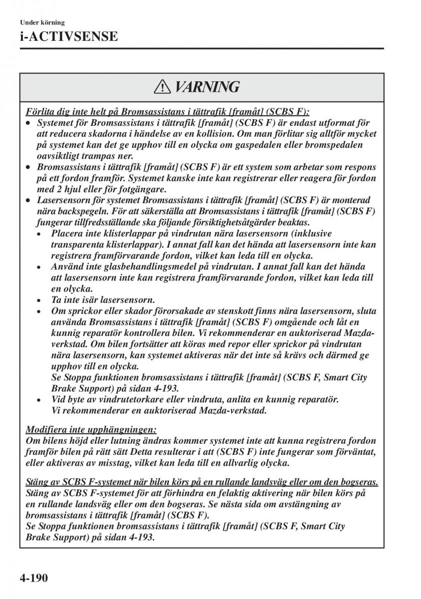 Mazda 6 III instruktionsbok / page 348