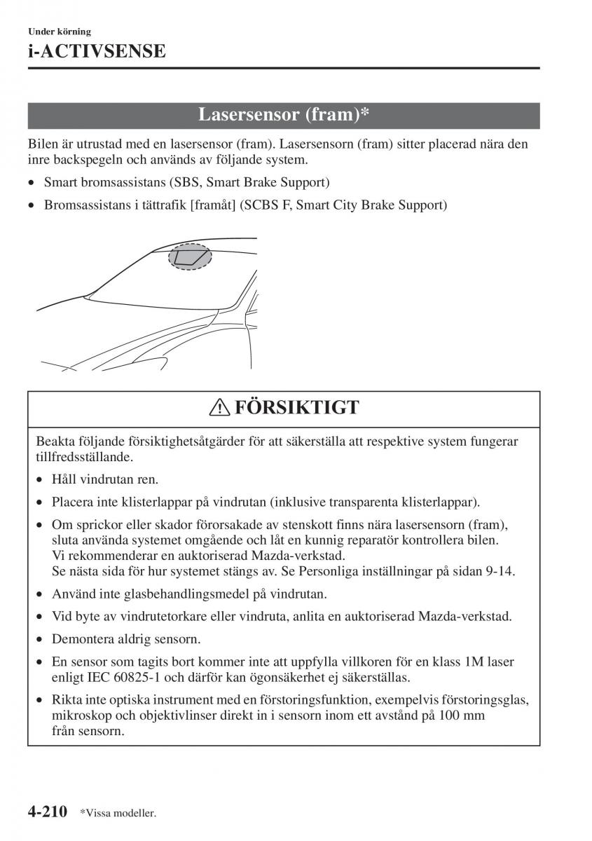 Mazda 6 III instruktionsbok / page 368