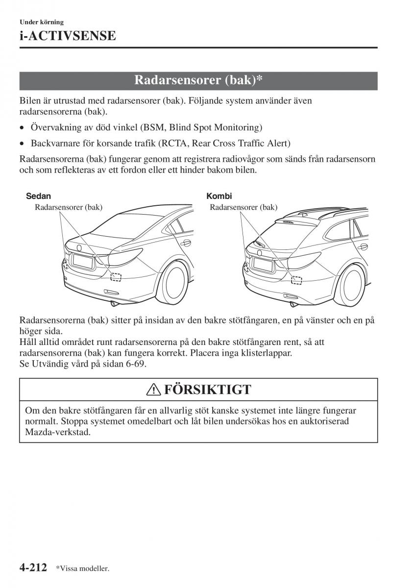 Mazda 6 III instruktionsbok / page 370