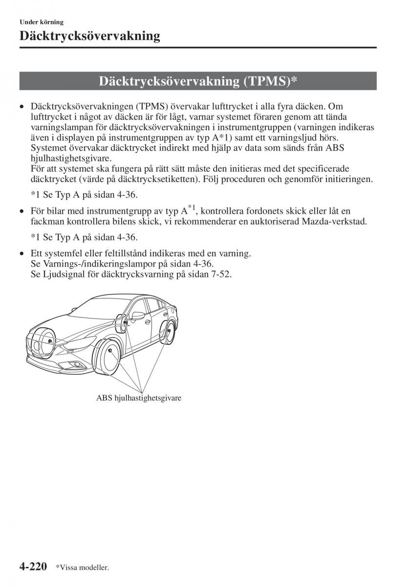 Mazda 6 III instruktionsbok / page 378