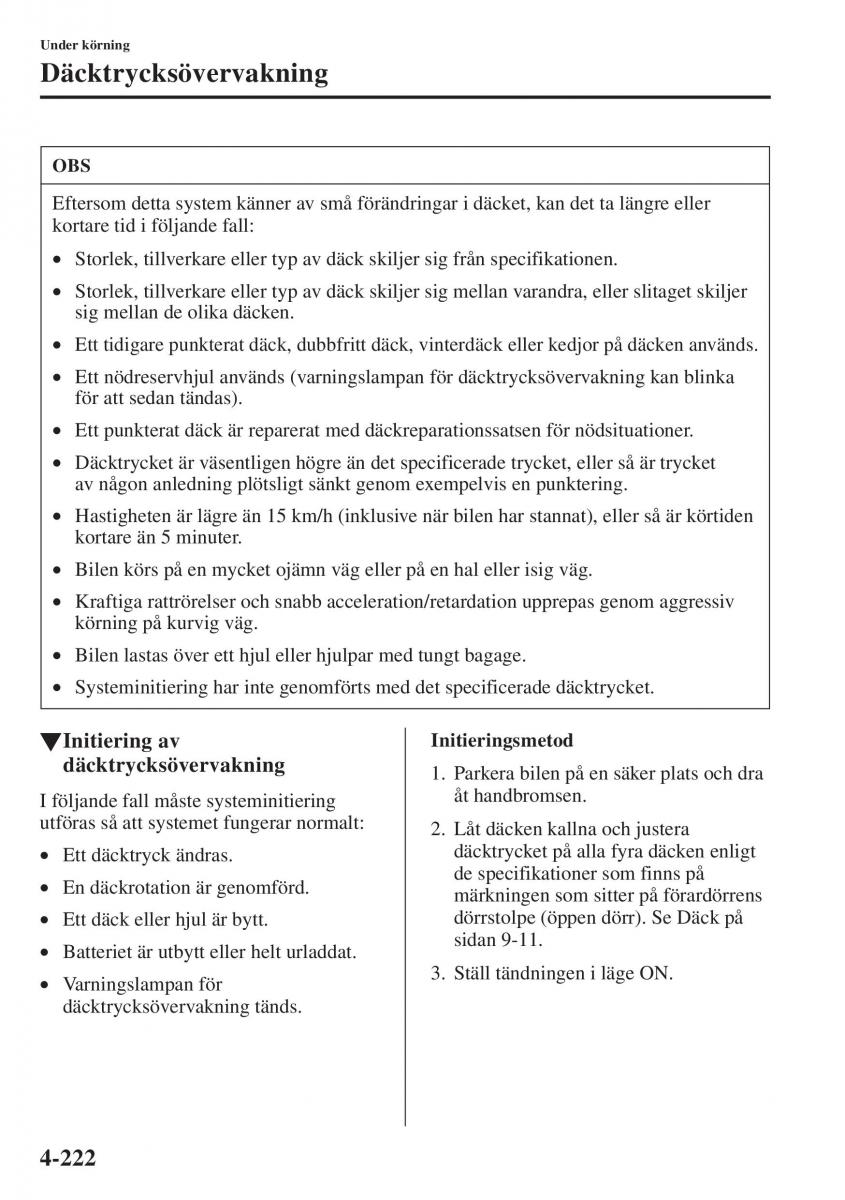 Mazda 6 III instruktionsbok / page 380