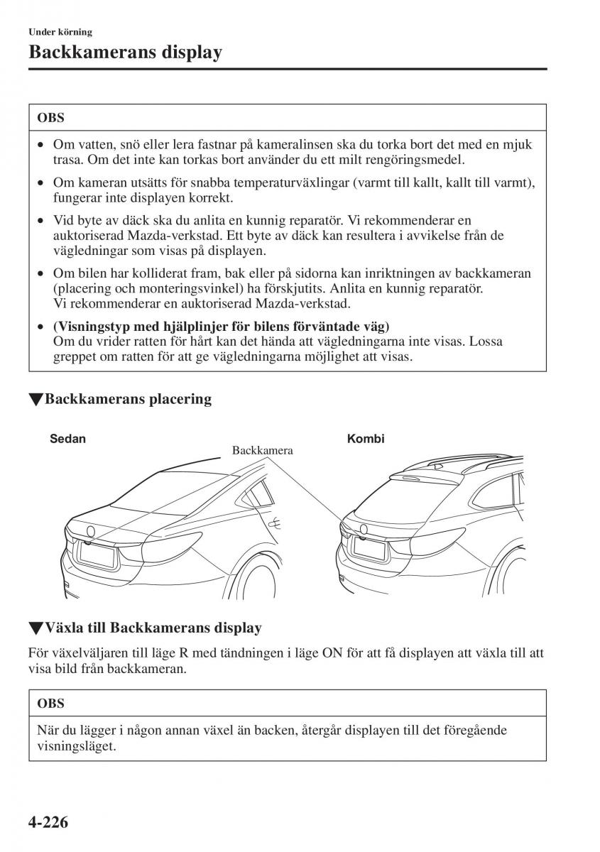 Mazda 6 III instruktionsbok / page 384