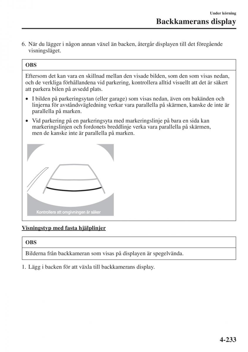 Mazda 6 III instruktionsbok / page 391