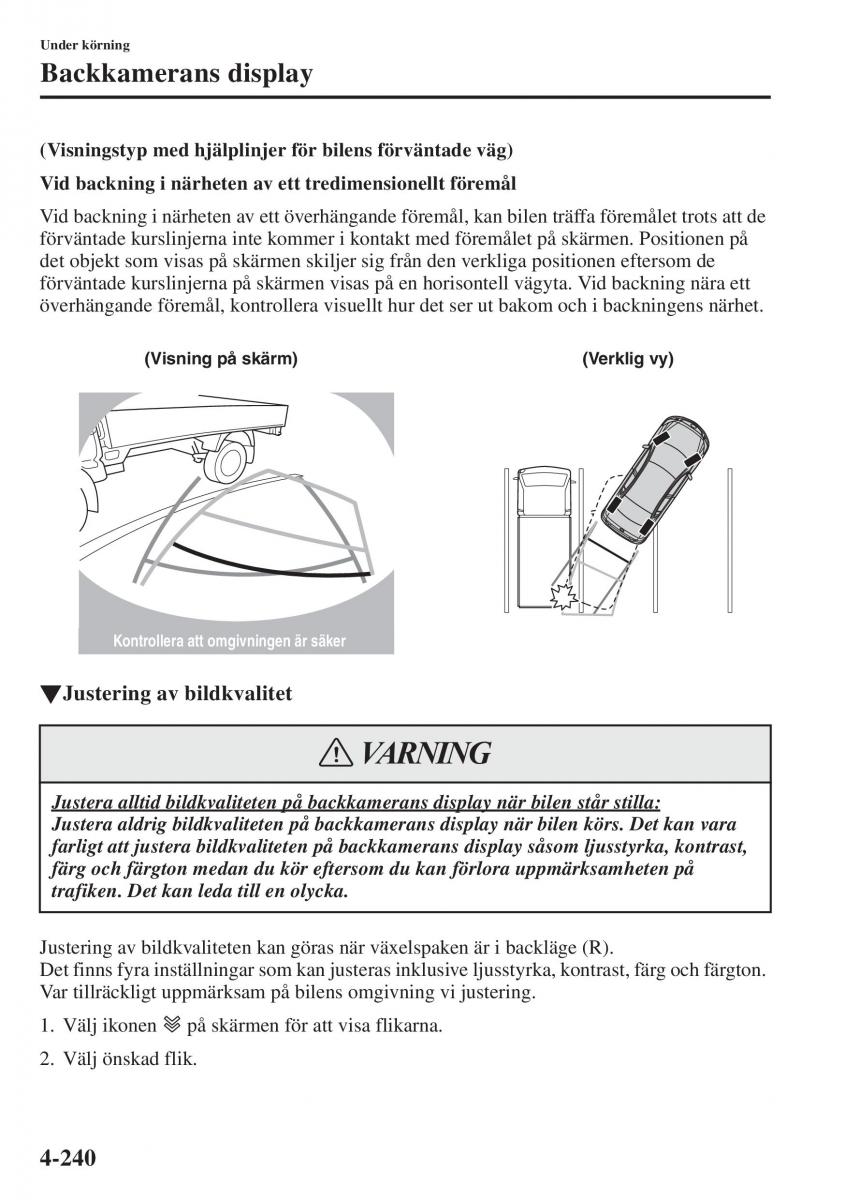 Mazda 6 III instruktionsbok / page 398