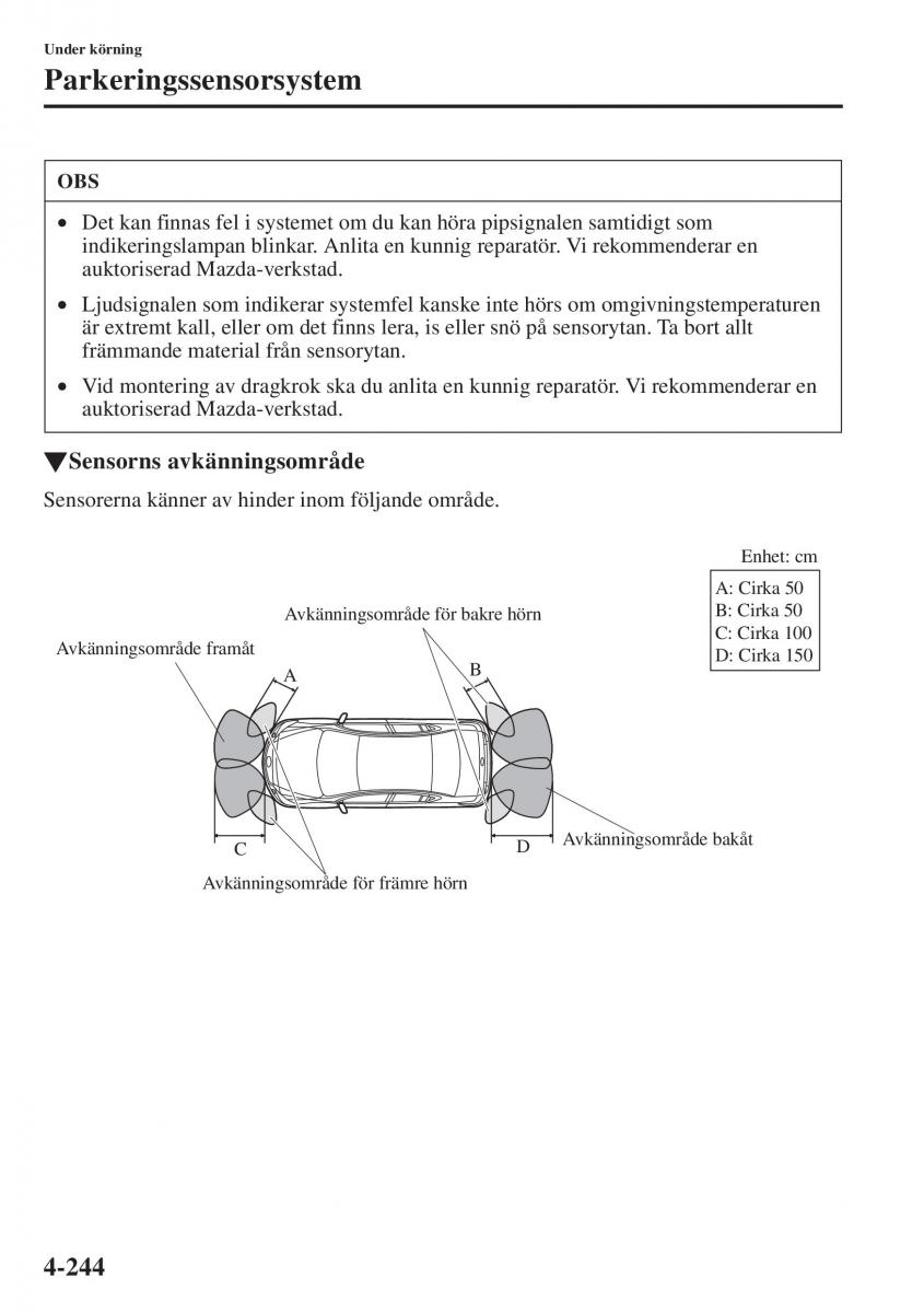 Mazda 6 III instruktionsbok / page 402